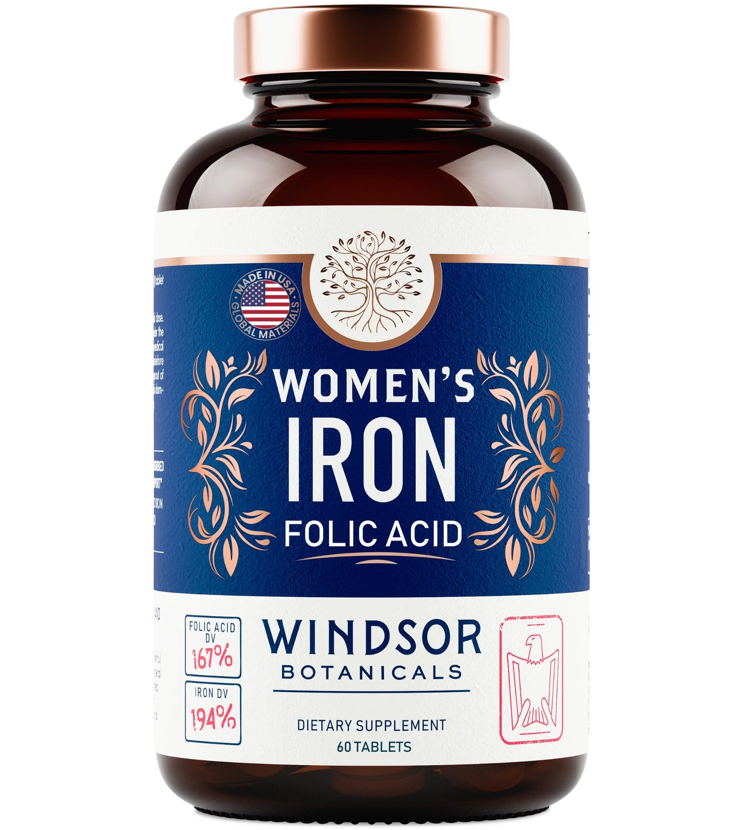 Gentle Iron 35mg + Folic Acid 400mcg for Women β Anemia & Pregnancy Support