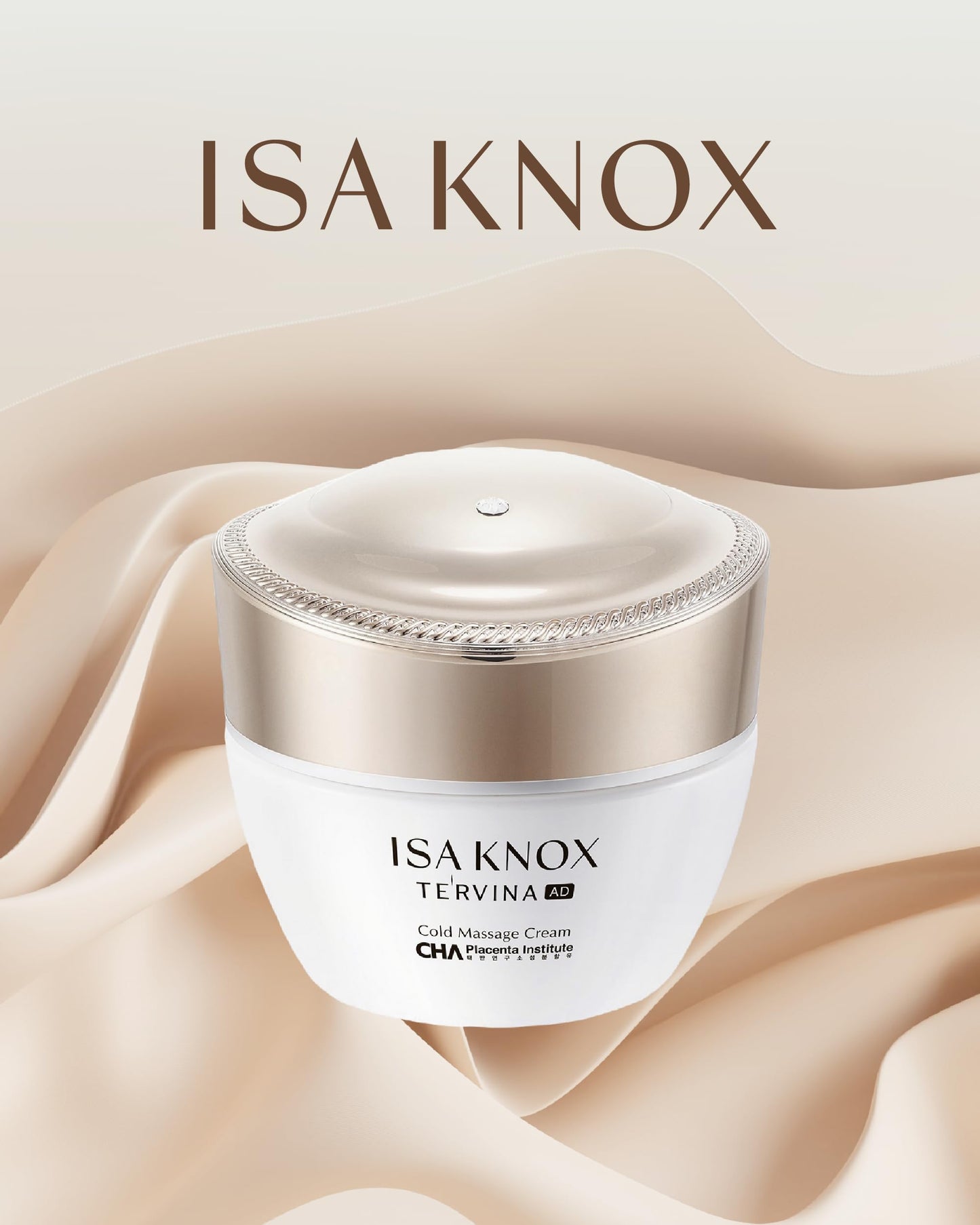ISA KNOX Tervina Cold Massage Cream (6.76 fl oz) โ Luxurious Exfoliating & Hydrating Wash-Off Gommage with rHPP-8