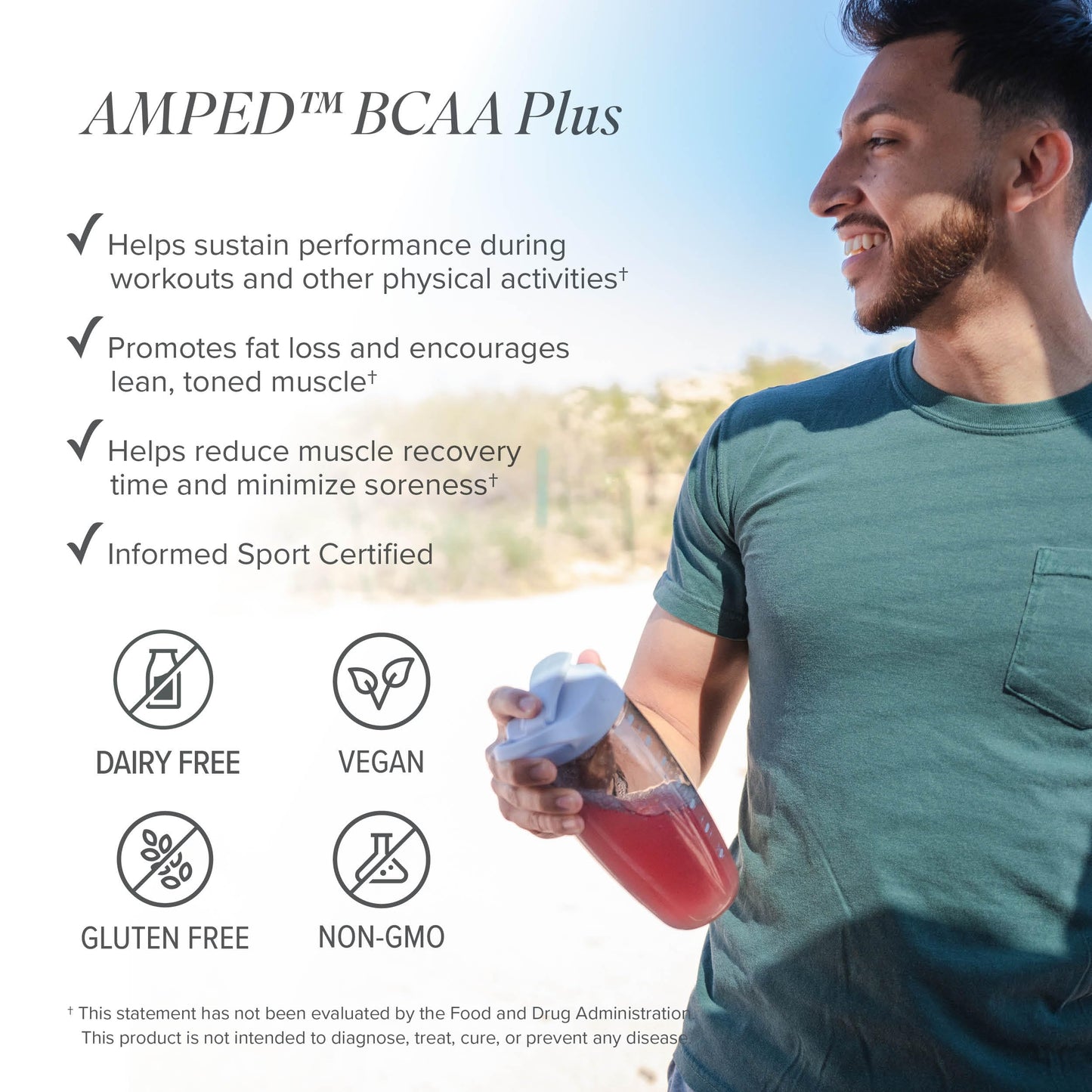 Isagenix AMPED BCAA Plus Raspberry Lemonade β Fat-Burning & Endurance (9.5 oz, 20 Servings)
