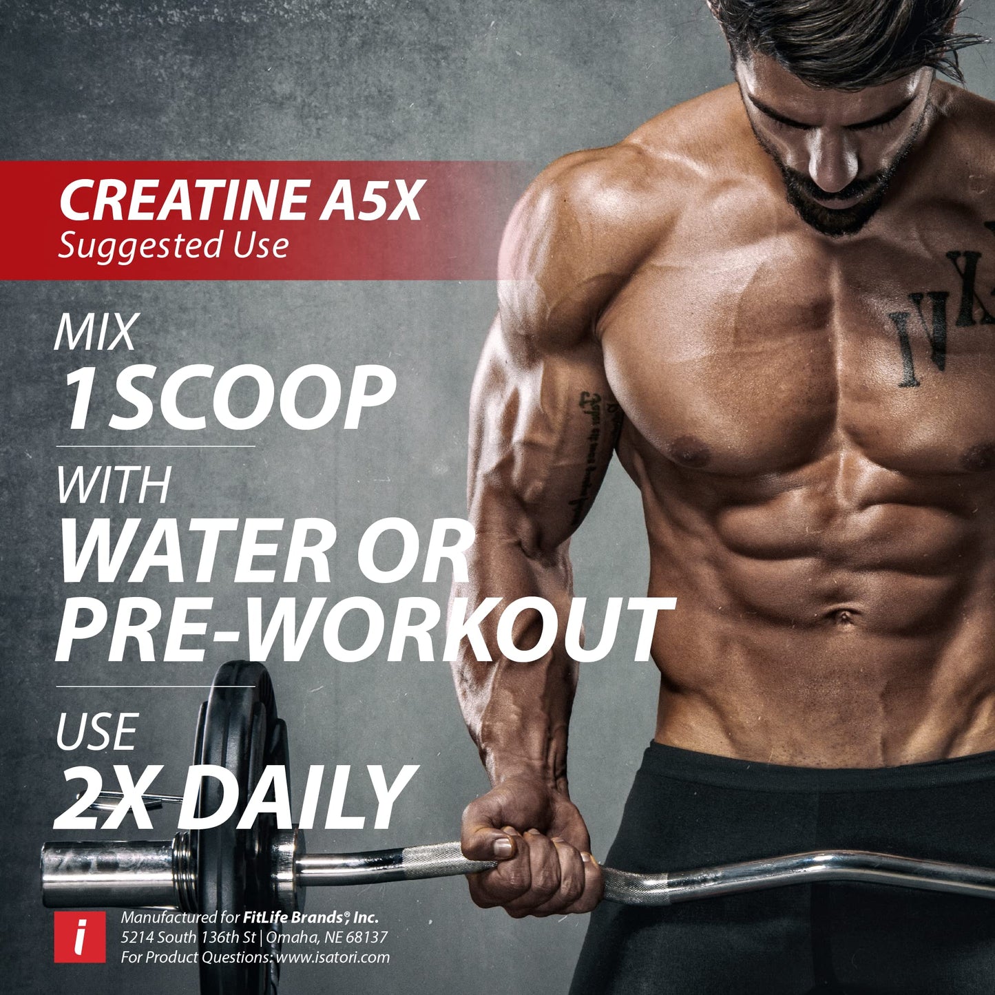 iSatori Creatine A5X โ 5-Phase Creatine for Muscle Growth & Recovery
