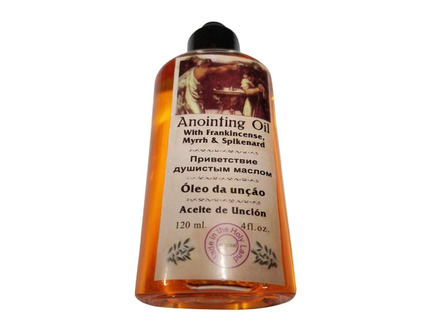 Israel Anointing Oil โ Frankincense, Myrrh & Spikenard 120ml | 4 fl oz