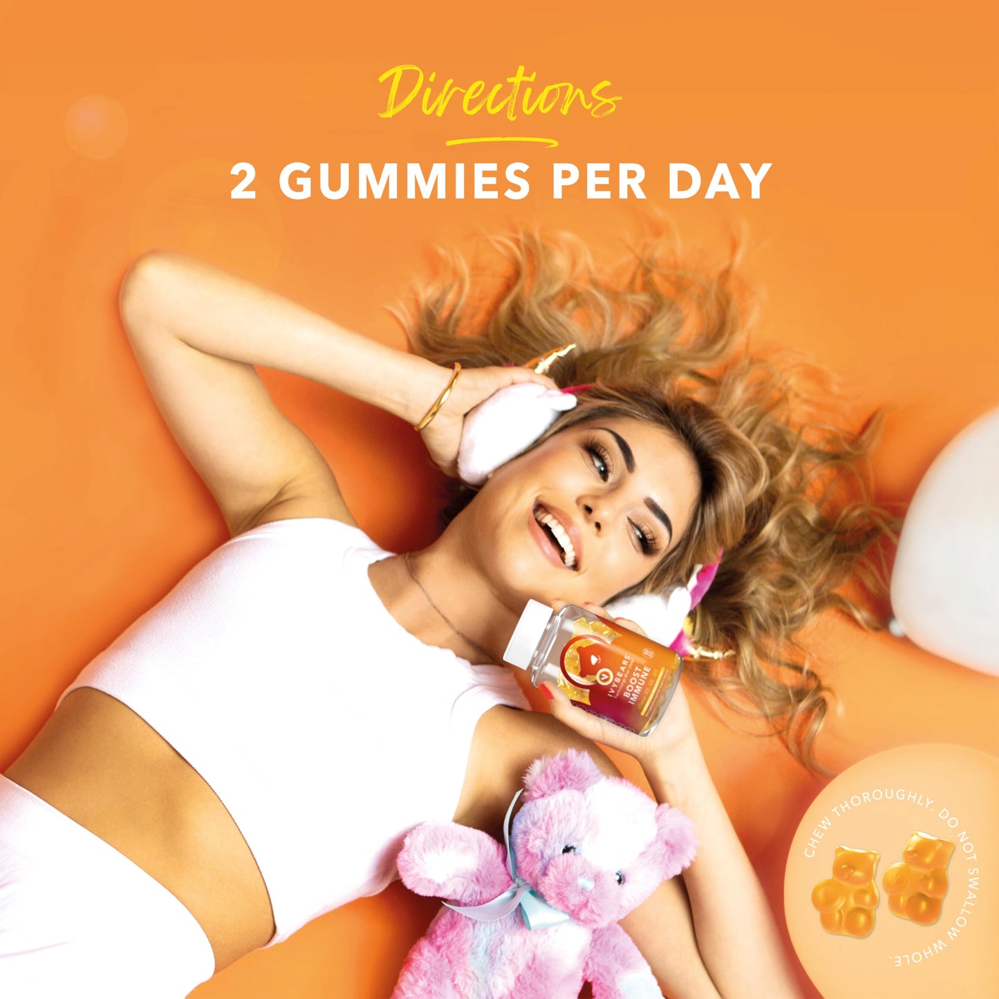 IvyBears Immune Support Gummies โ Vegan Daily Immune Booster (60 Gummies)