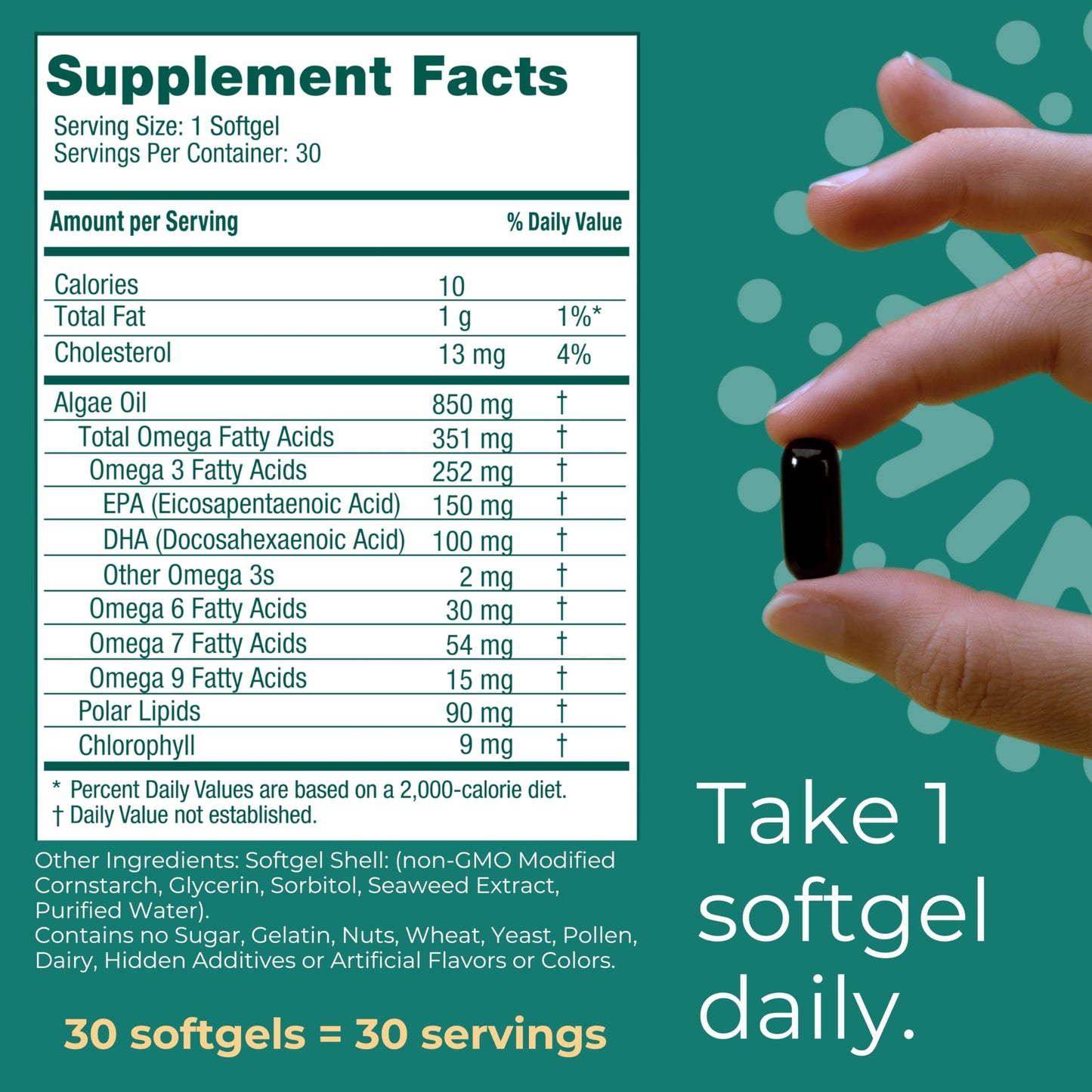 Iwi Omega-3 Softgels โ 90 Vegan Algae EPA/DHA for Whole-Body Support