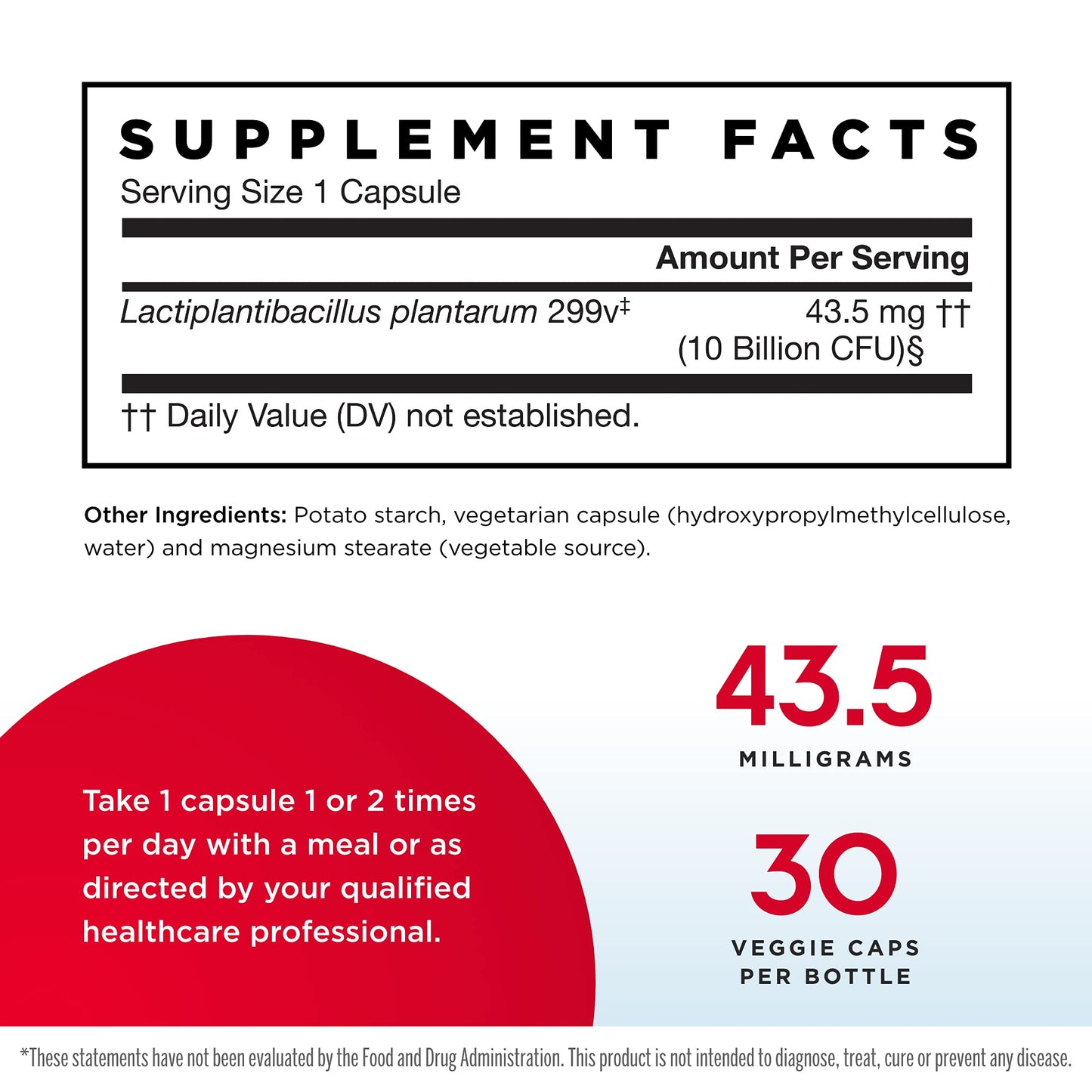 Jarrow Formulas Ideal Bowel Support โ 10 Billion CFU per Serving, 2x30 Veggie Caps