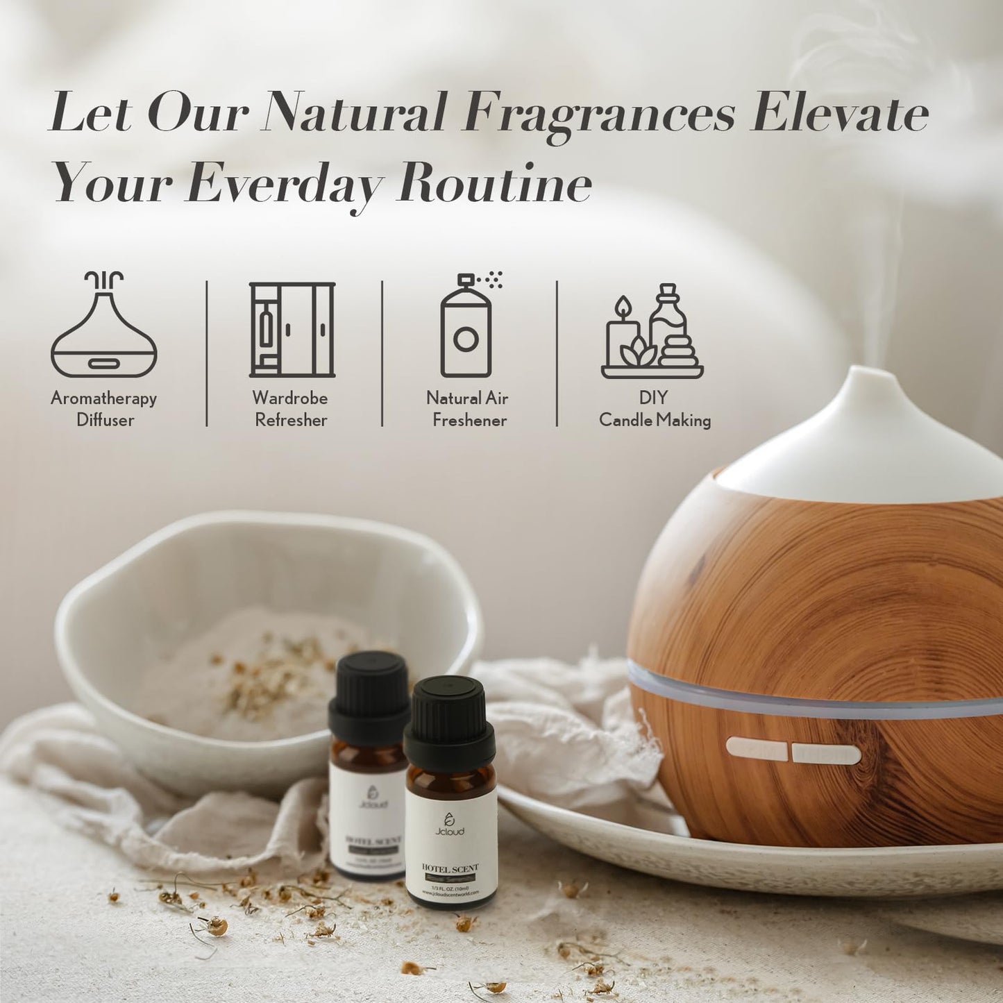 JCLOUD Royal Serenity Essential Oil โ Luxury Hotel Scent Diffuser Oil (10mL)