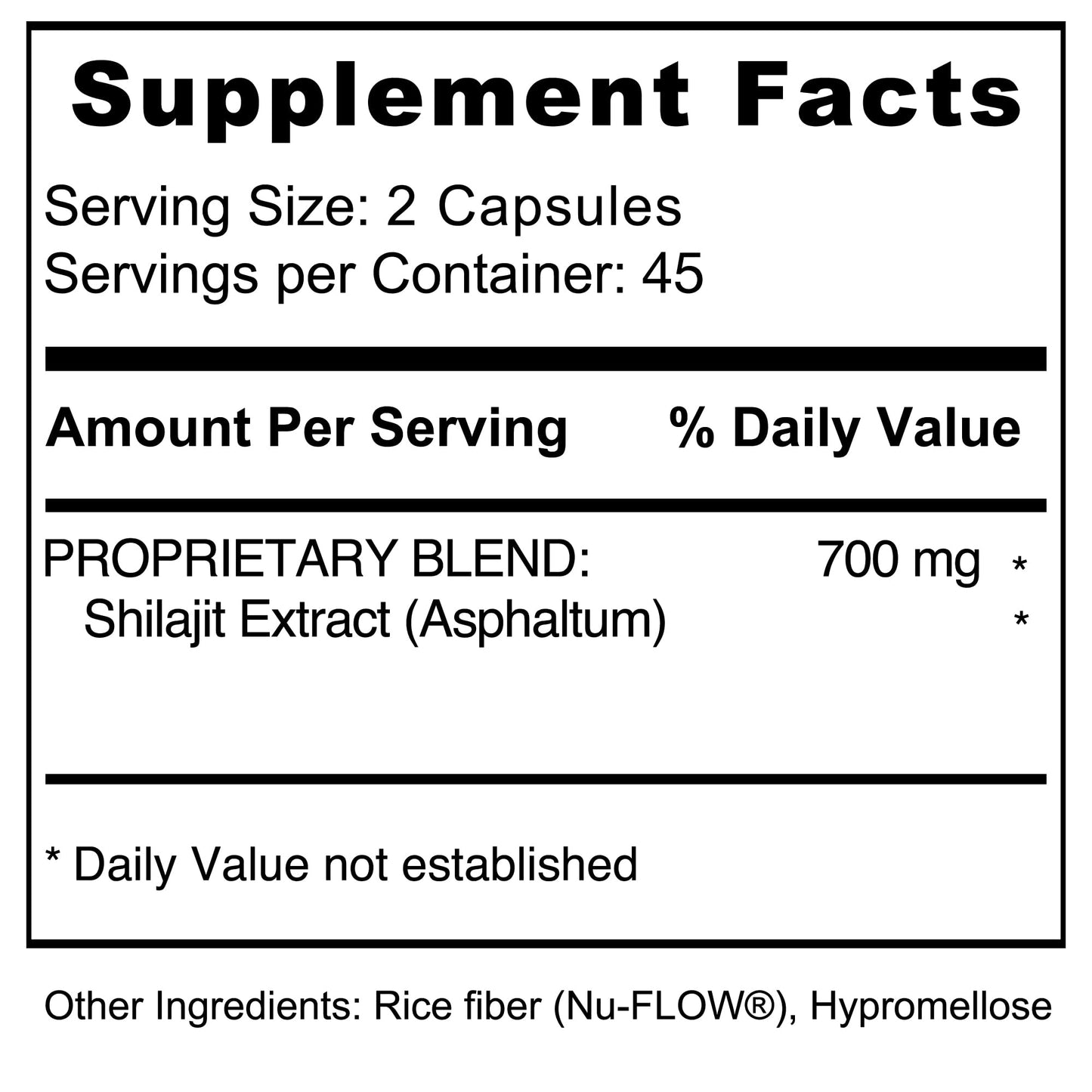 Jiva Botanicals Shilajit Capsules 700 mg โ Fulvic Acid, 90 Vegan Caps