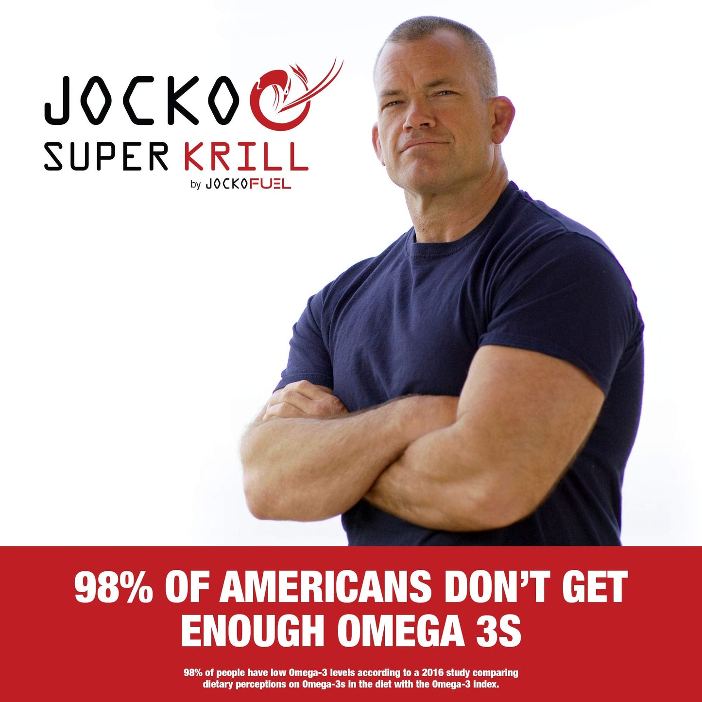 Jocko Fuel Antarctic Krill Oil 1000mg Softgels โ Omega-3 DHA & EPA