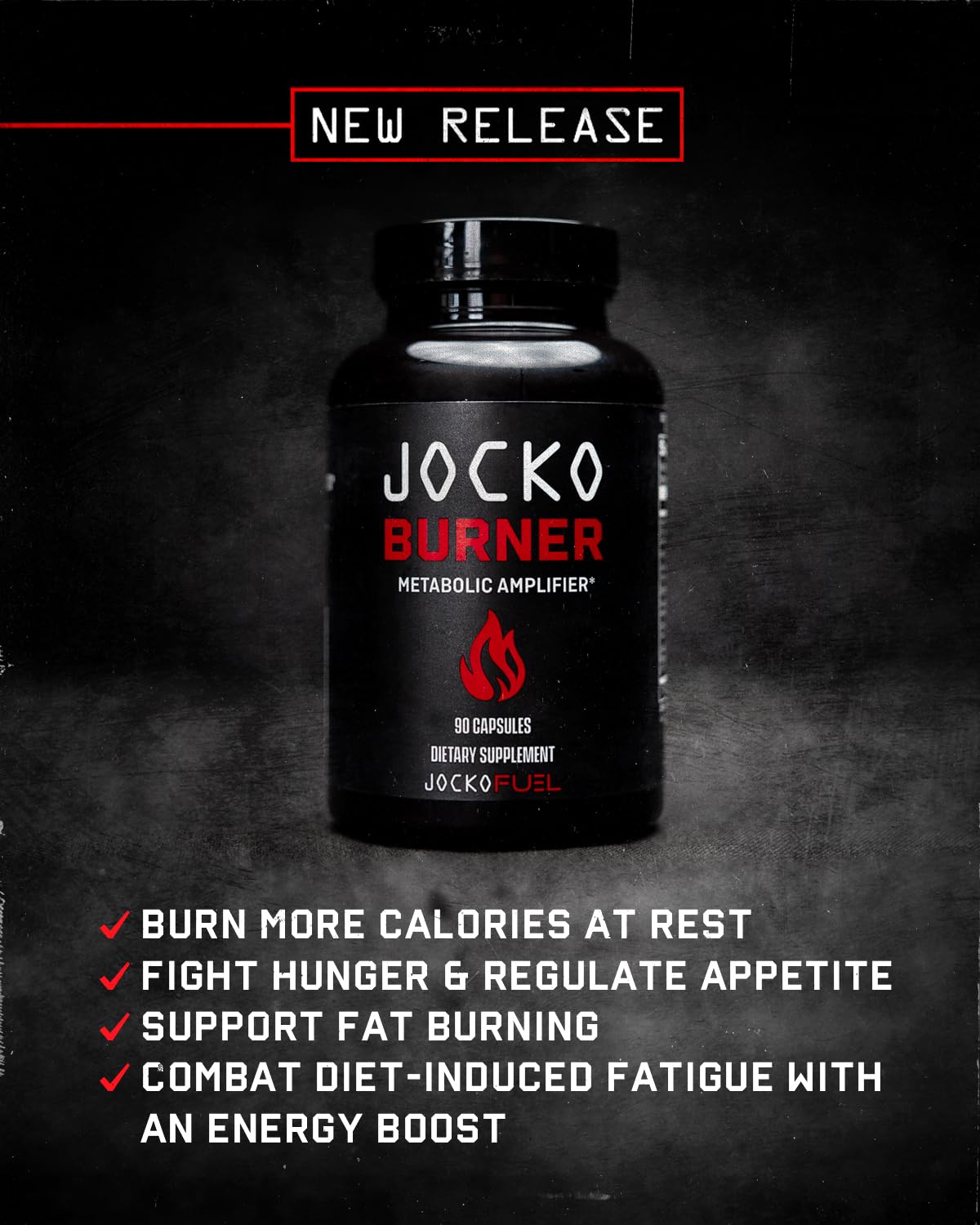 Jocko Fuel Burner β Healthy Weight Support, Appetite Regulation & Metabolism Boost (90 Count)