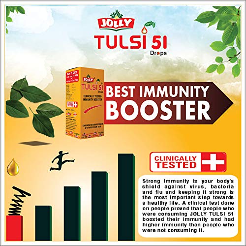 Jolly Tulsi 51 Drops Natural Immunity Booster โ 30 ml | Jolly Pharma