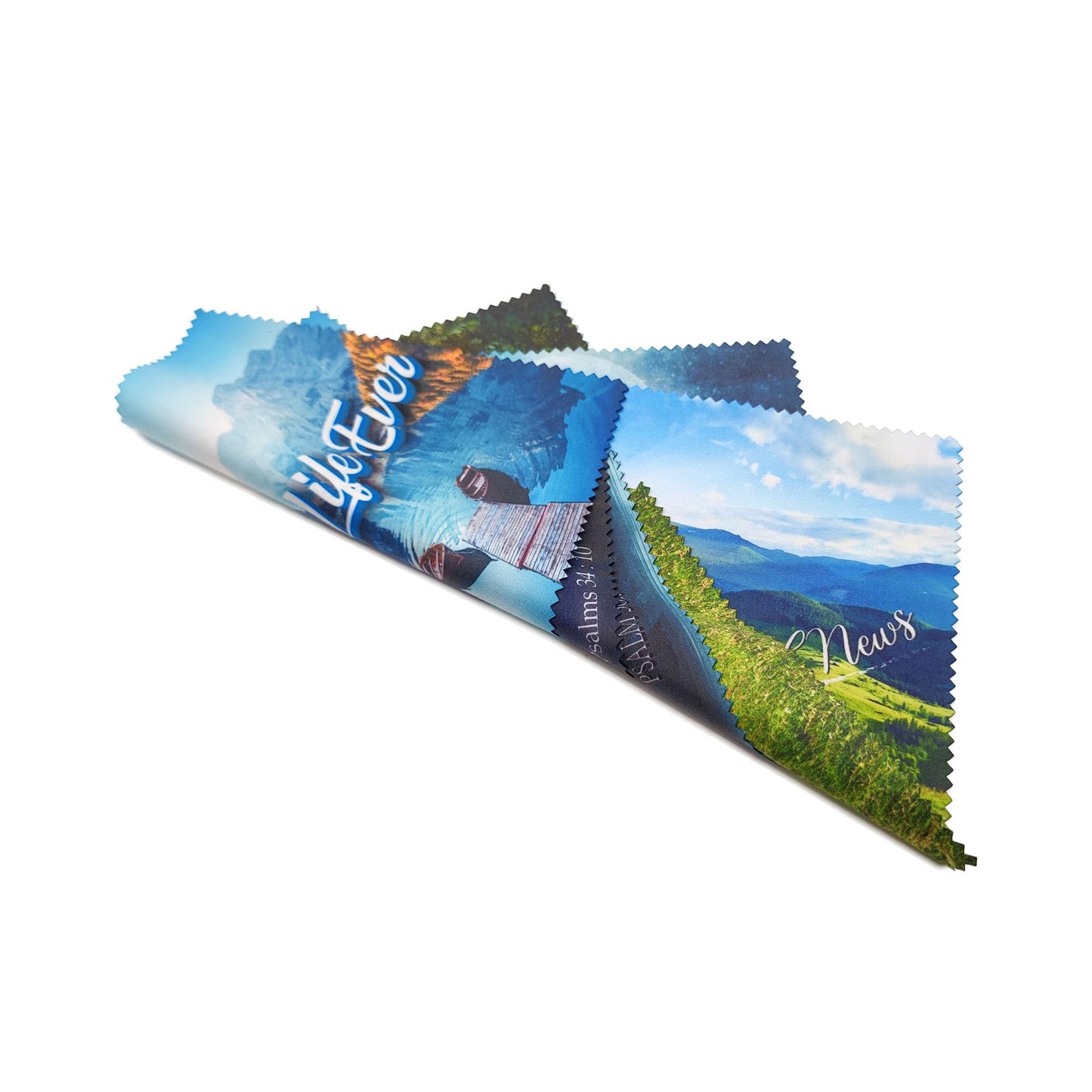 JW Community Microfiber Glasses Cloths Pack โ Inspirational Double-Sided (Set of 4)