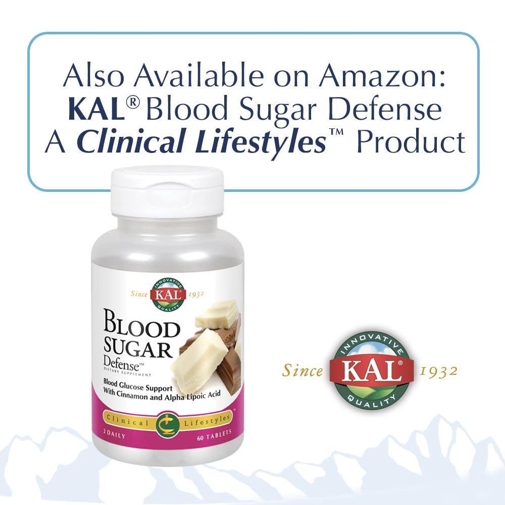 KAL Alpha Lipoic Acid SR Tablets 600 mg โ 60 Count | Antioxidant Support