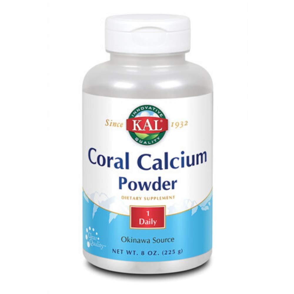 KAL Coral Calcium Powder 1000 mg Tablets โ Unflavored, 8 oz