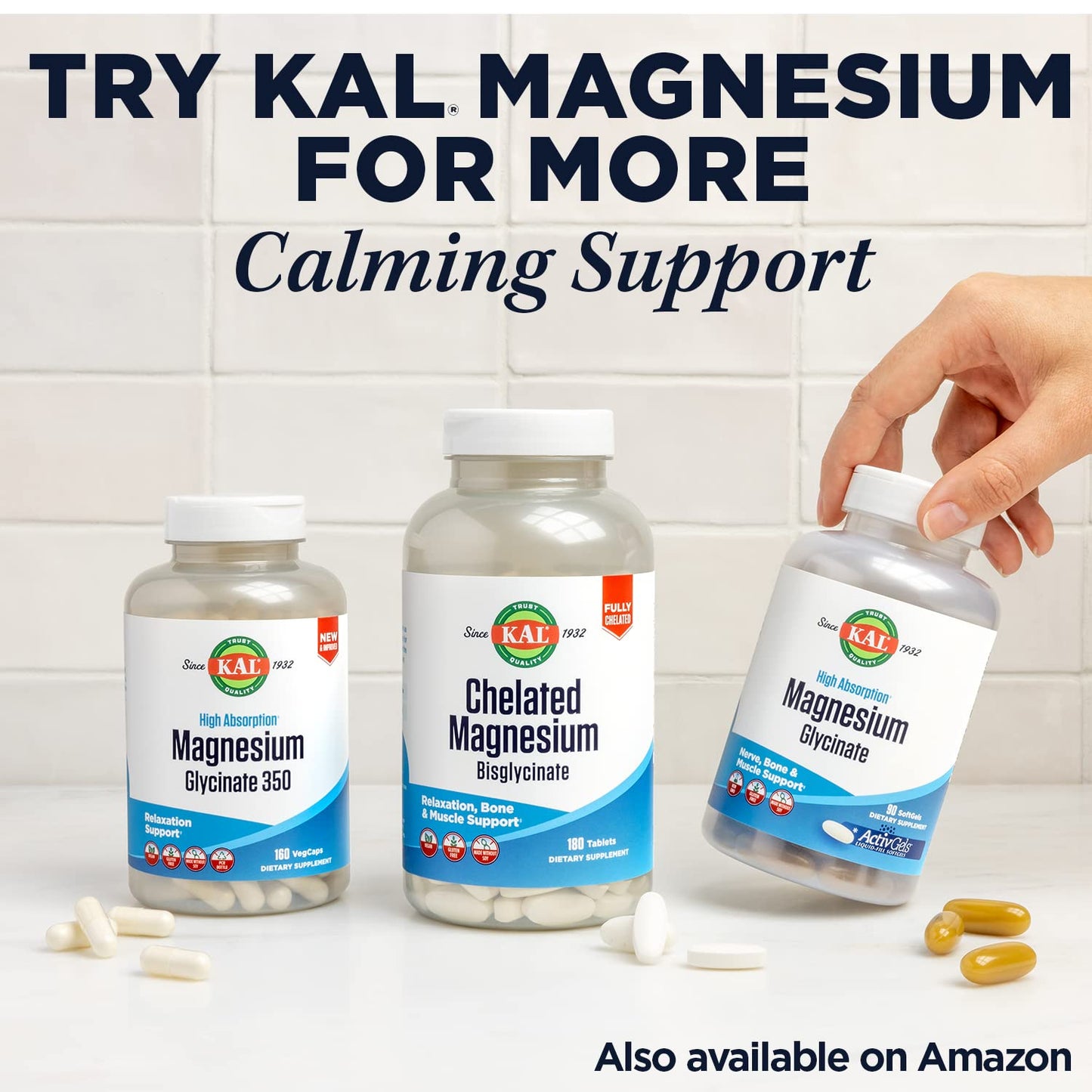 KAL Glucosamine Chondroitin MSM D-3 β Joint Support Supplement (120 Tablets)