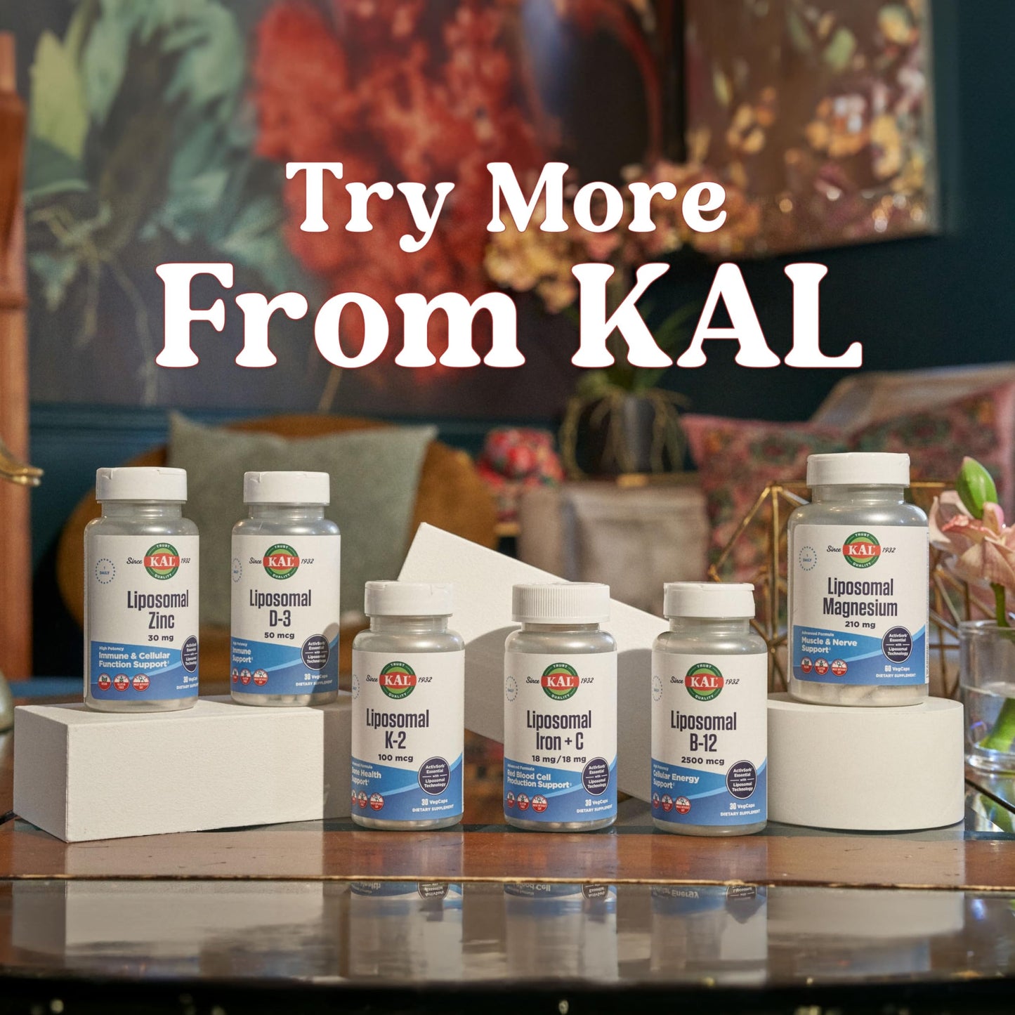 KAL Liposomal Vitamin B12 2500 mcg β High Absorption, Vegan, Gluten Free | 30 Servings