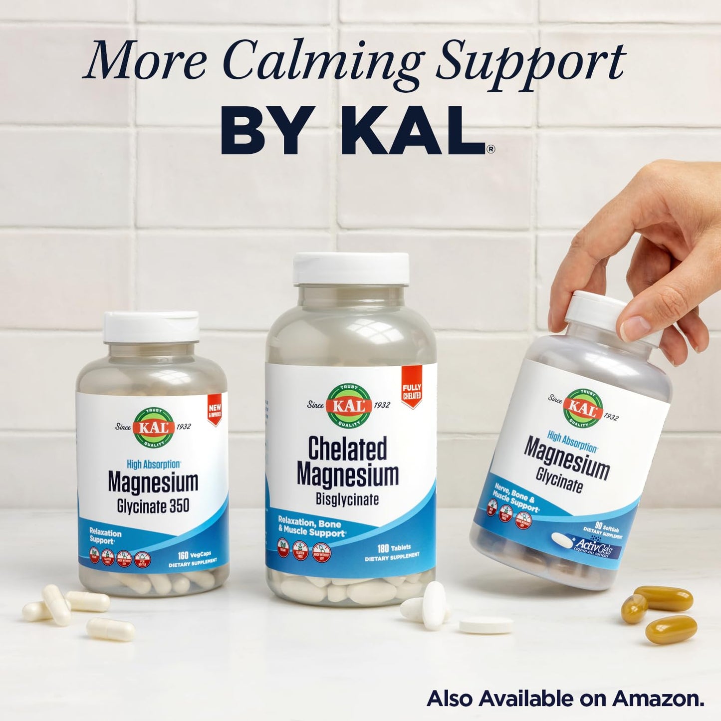 KAL Lithium Orotate 5 mg โ Mood Support, 120 VegCaps, Organic Rice Bran Base
