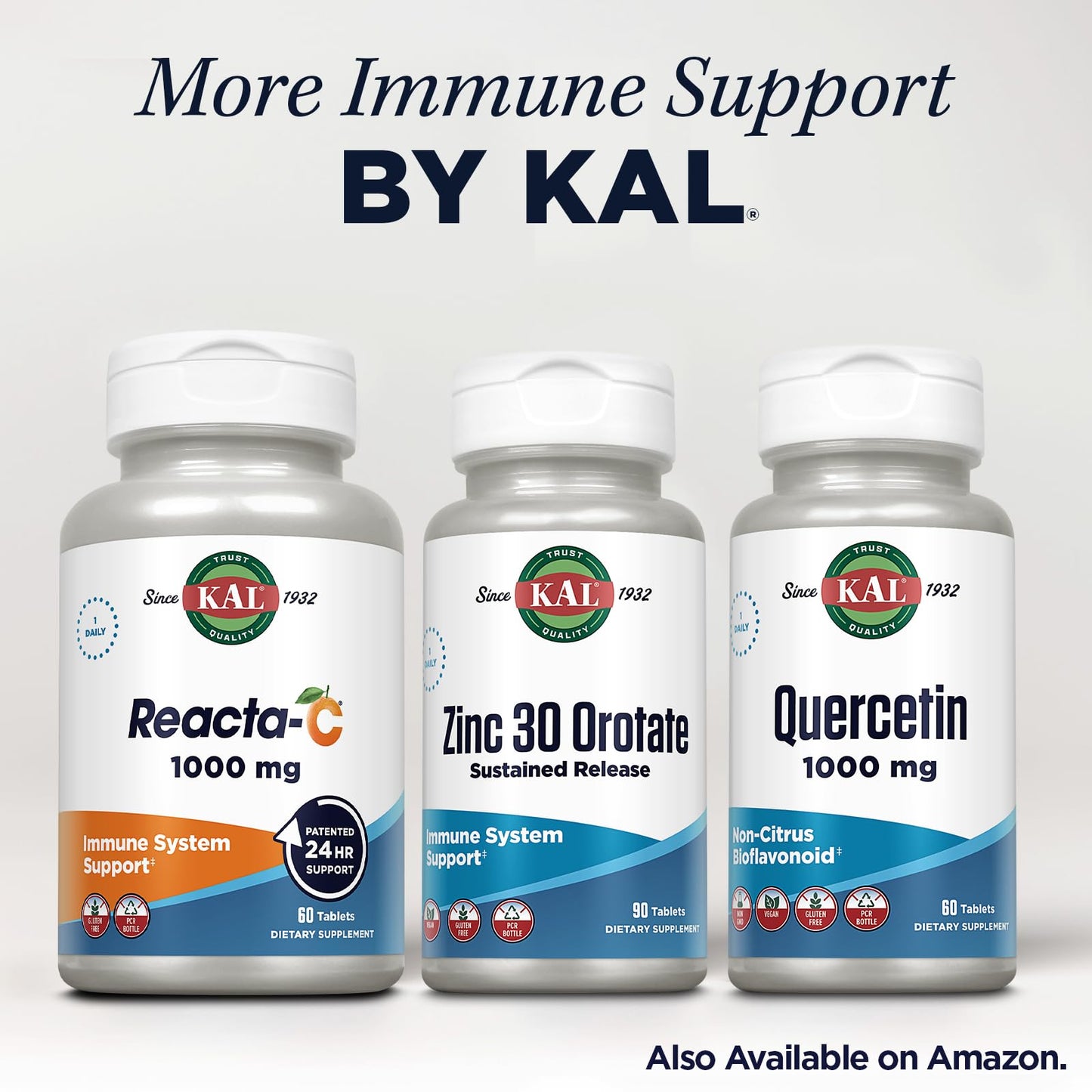 KAL Zinc Orotate 30mg โ Sustained Release Zinc Tablets for Immune Support | Vegan & Gluten Free