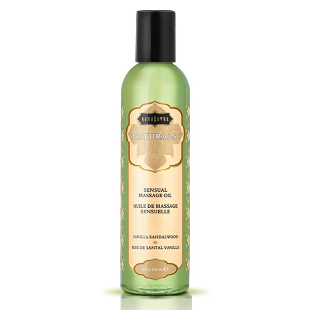KAMA SUTRA Naturals Massage Oil Vanilla Sandalwood - 8 fl oz