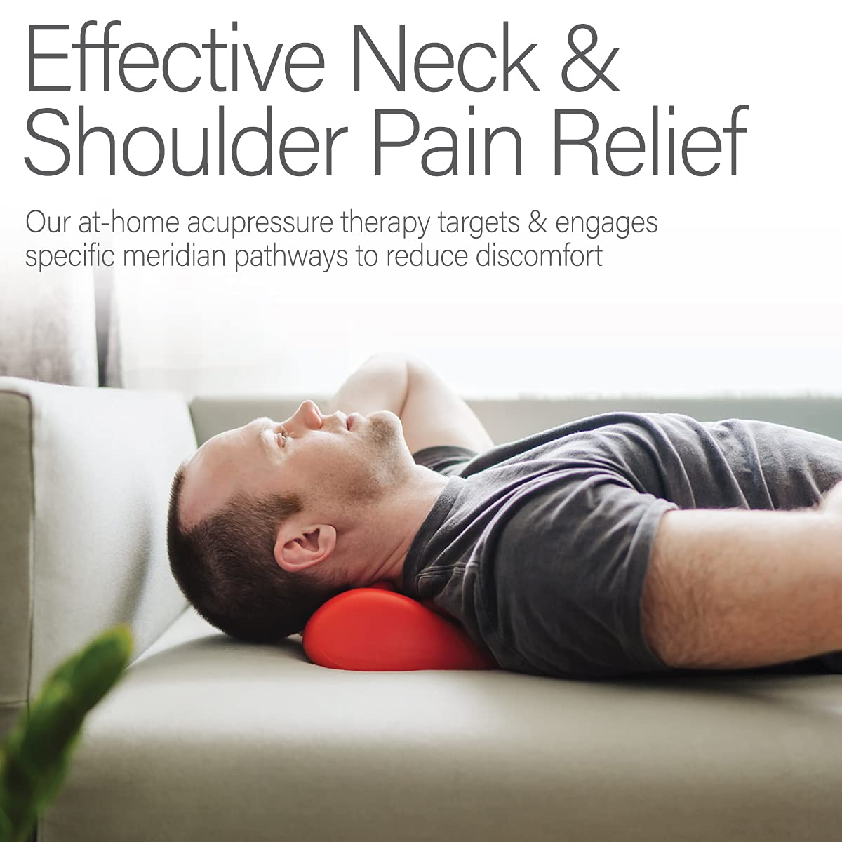 Kanjo Acupressure Neck Pain Relief Cushion โ Cervical Traction & Relaxation | Blue