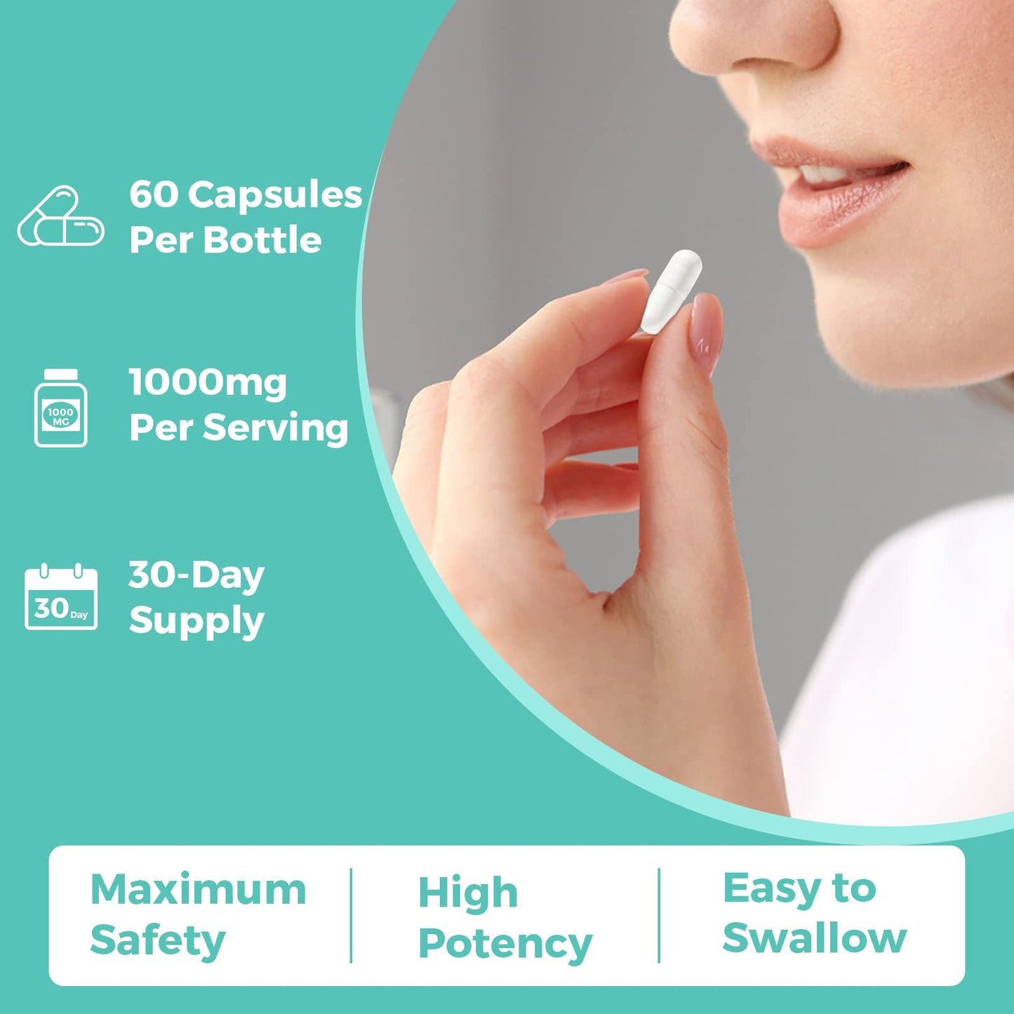 Kayseari TUDCA Bile Salts Supplement 1000mg โ 180 Veggie Capsules for Liver Support