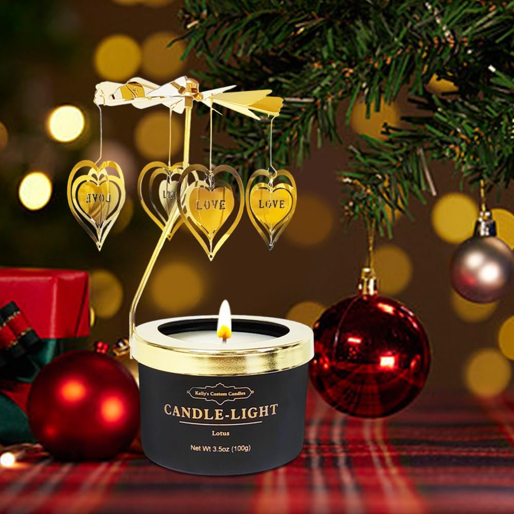 Kelly's Custom Candles โ Unique Gifts for Women | Funny Rotating Scented Candles for Mom & Wife