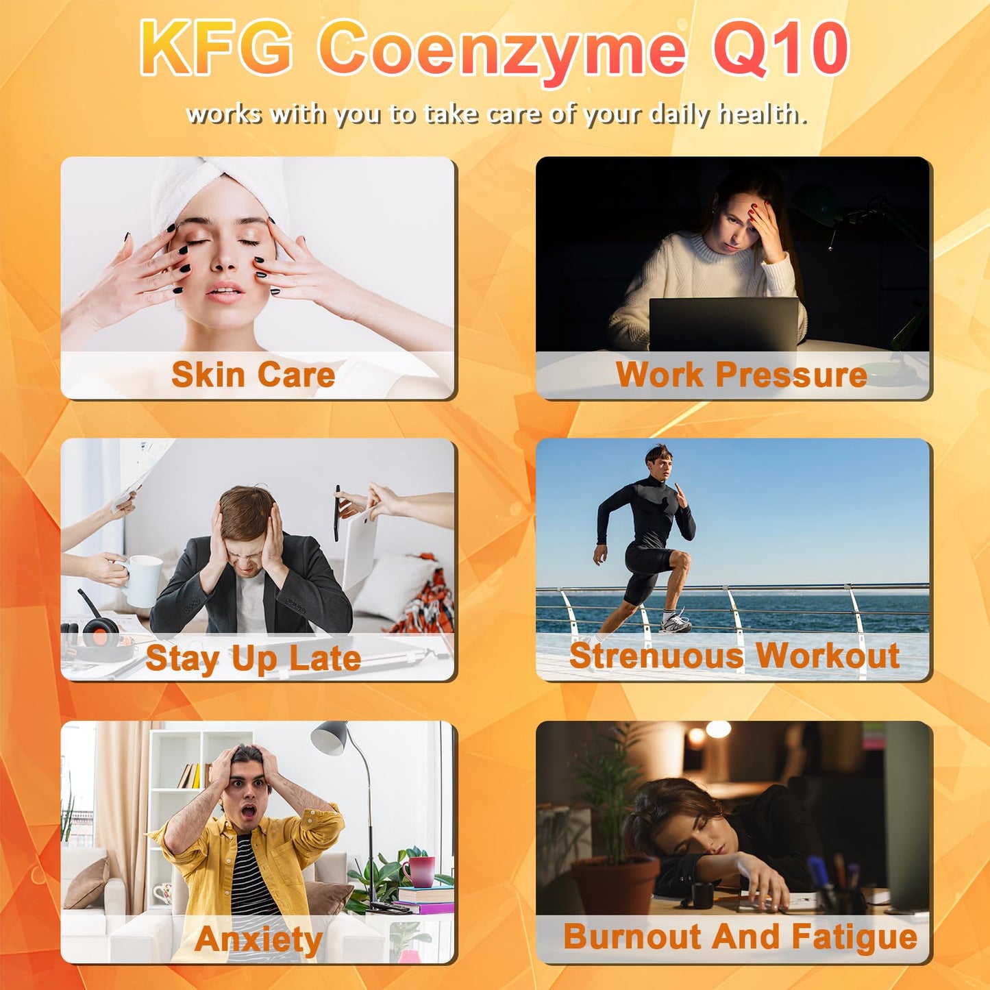 KFG CoQ10 400mg Softgels โ Heart Health & Energy Support | Gluten Free