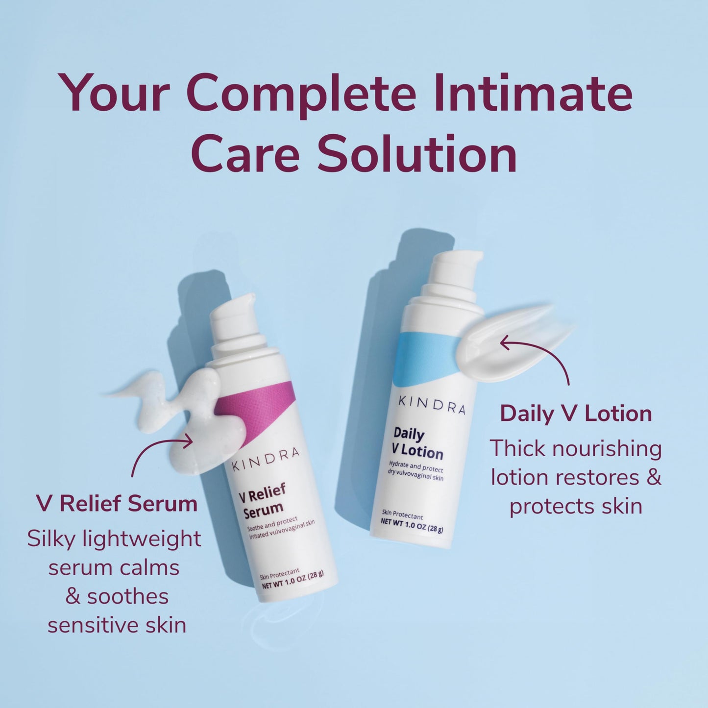 Kindra Daily V Moisturizer Lotion โ Hormone-Free Vaginal Cream for Dryness & Itch | Doctor-Recommended, pH-Balanced