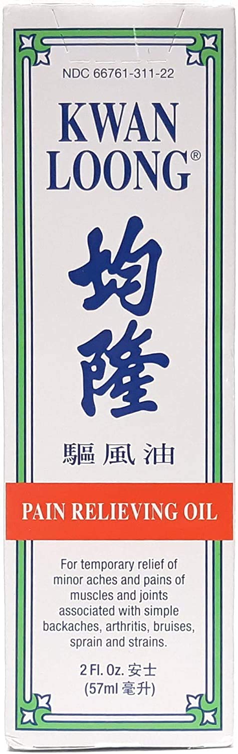 Kwan Loong Medicated Massage Oil 2oz โ Menthol Pain Relief for Arthritis