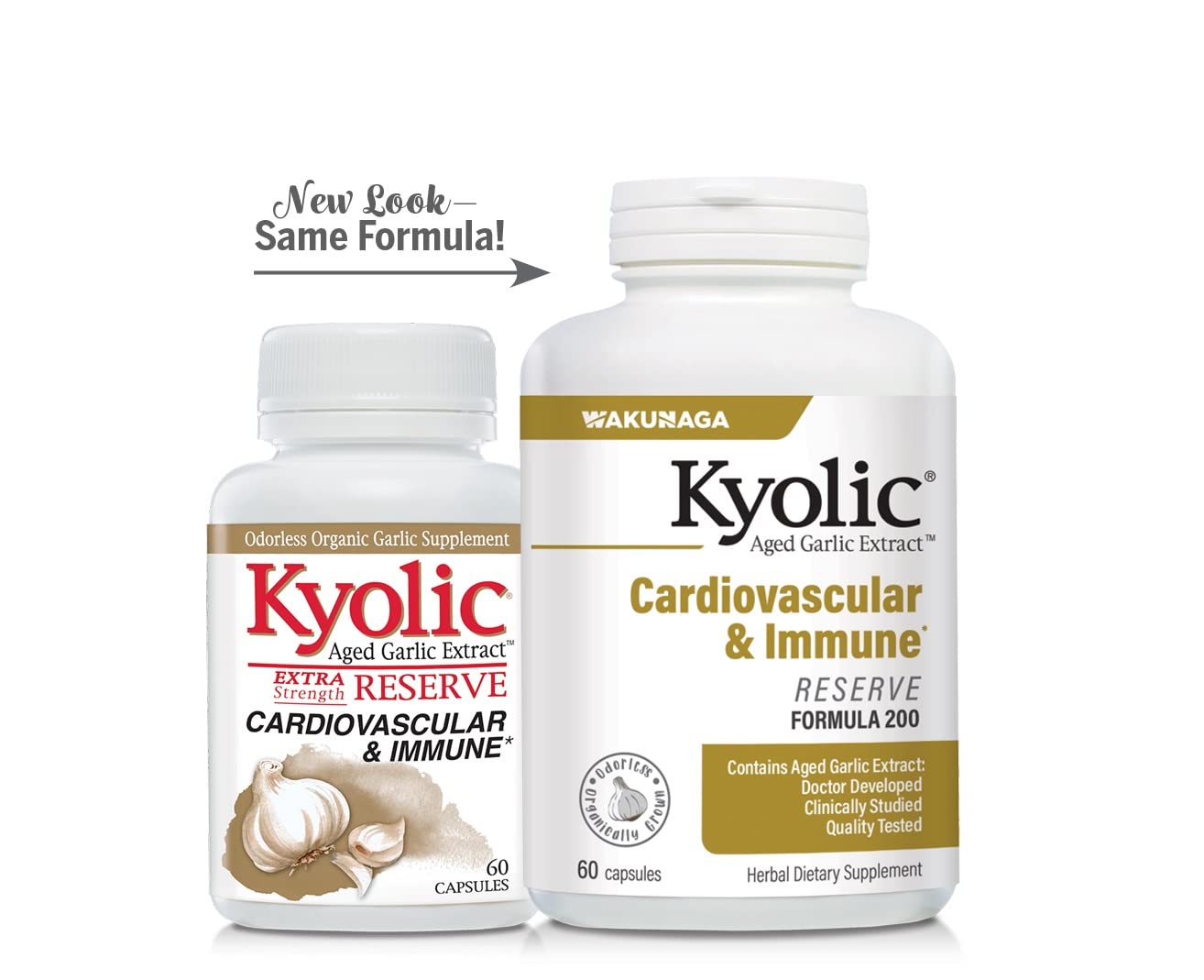 Kyolic Aged Garlic Extract Formula 200, Cardiovascular โ Odorless