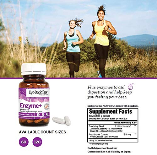Kyolic Kyo-Dophilus Enzymes Probiotic, Nutrient Digestion and Gut Health