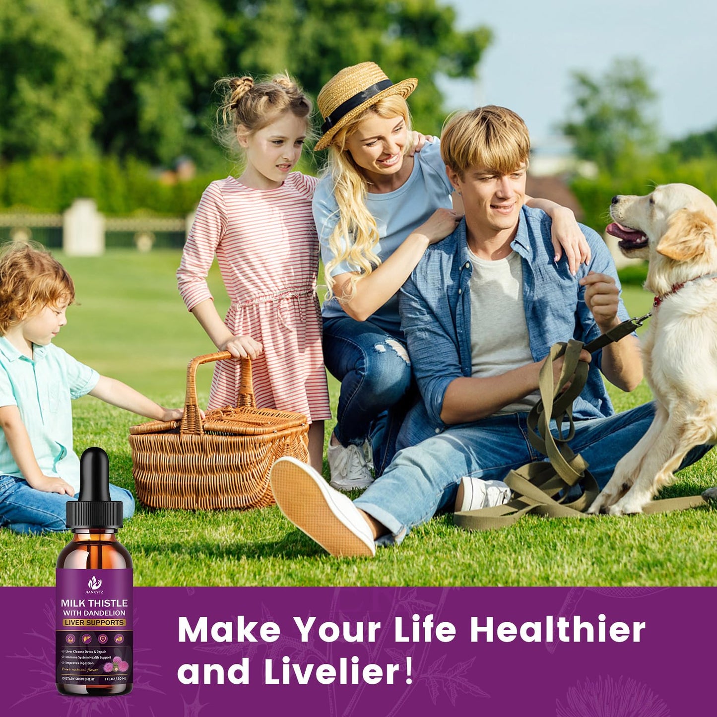 Milk Thistle Liver Detox Drops โ Organic 2 Pack, 1 oz | Gluten-Free, Non-GMO