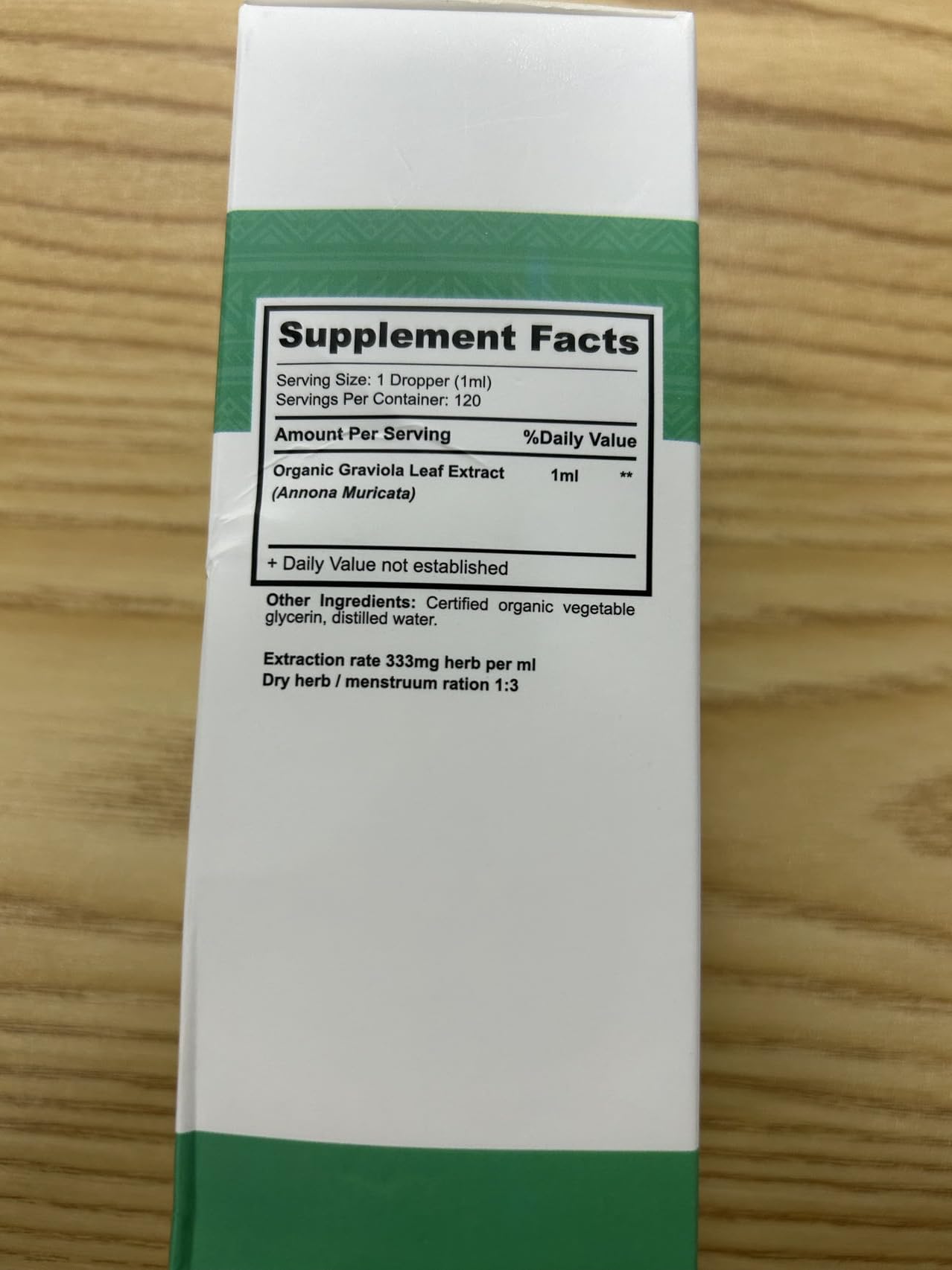 4 Fl Oz Soursop Graviola Leaf Extract Liquid Drops โ Organic Guanabana Leaves, 120ml Big Capacity