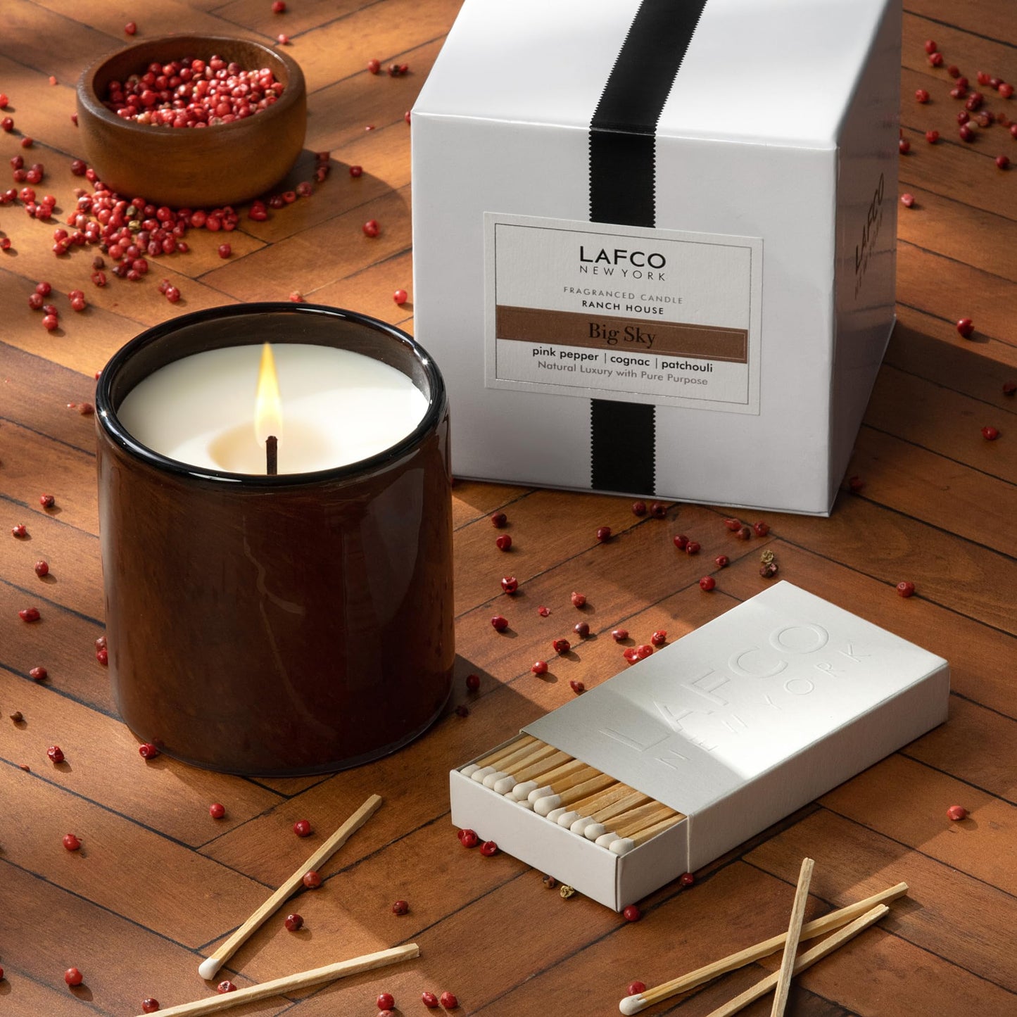 LAFCO New York Signature Candle โ Big Sky | 15.5 oz, 90-Hour Burn