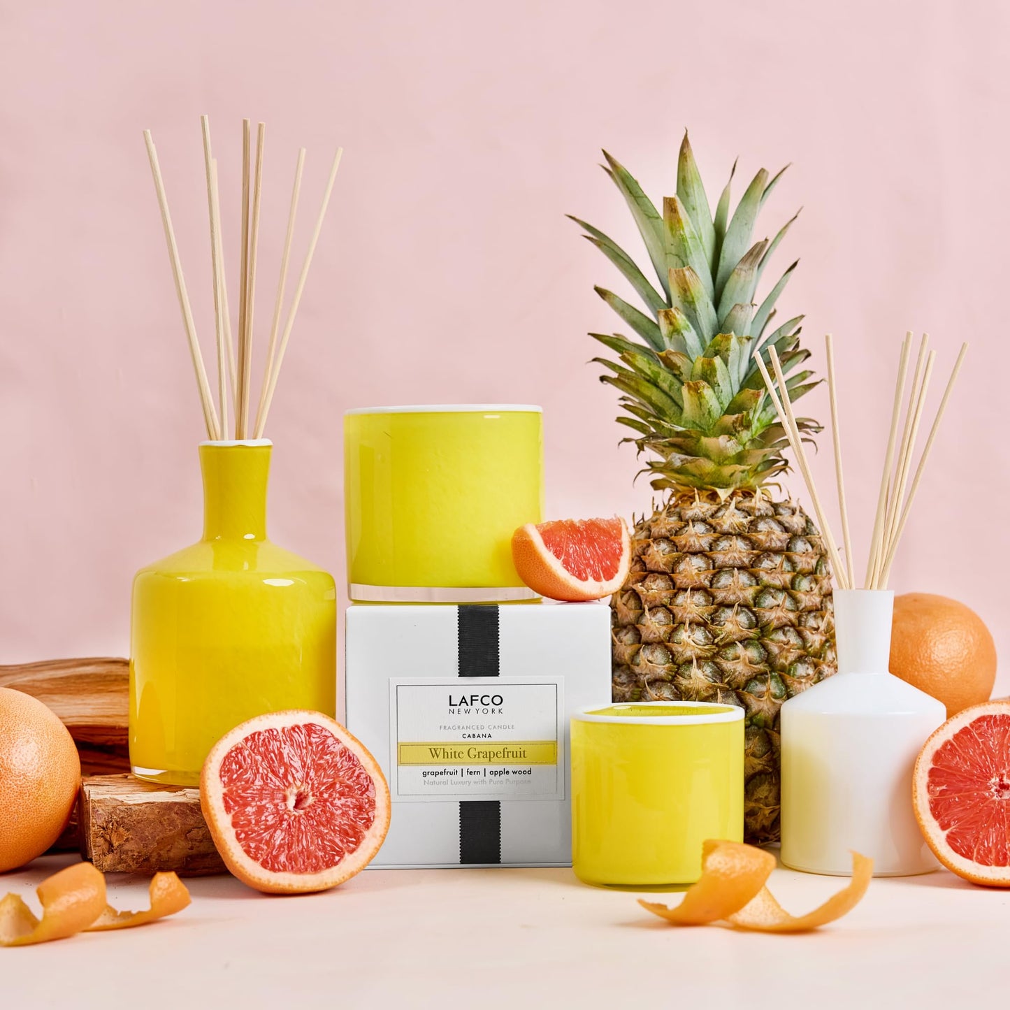 LAFCO New York Signature Candle โ White Grapefruit, 15.5 oz, 90-Hour Burn Time
