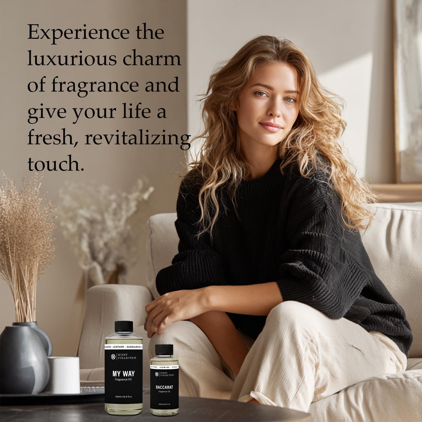 Dream On Luxury Hotel Scent Diffuser Oil 500ml White Tea โ Waterless Refill