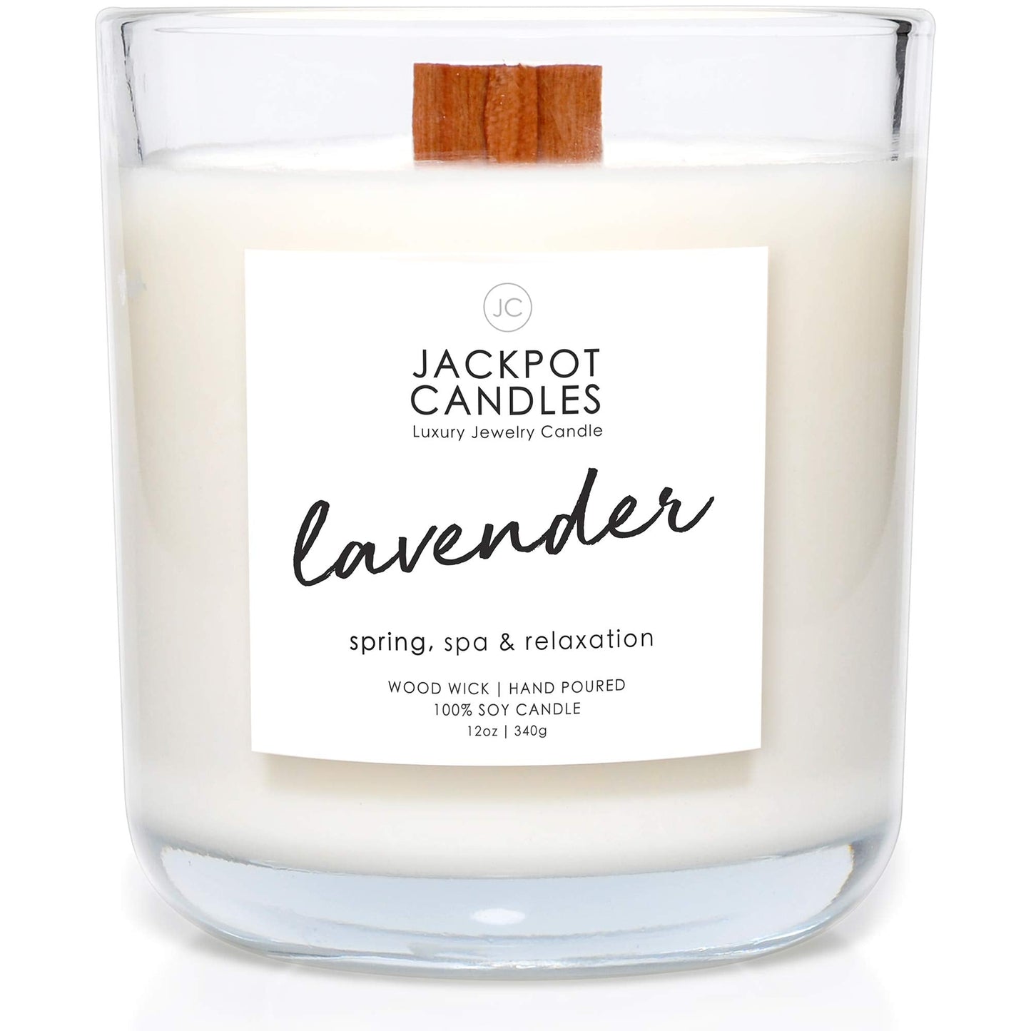 Lavender Candle with Ring Inside โ Surprise Jewelry (Ring Size 7) | Made in USA