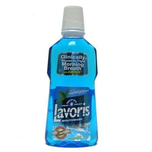 Lavoris Mouthwash Original Peppermint โ 15 fl oz / 444 ml (Pack of 2) | Fresh Breath