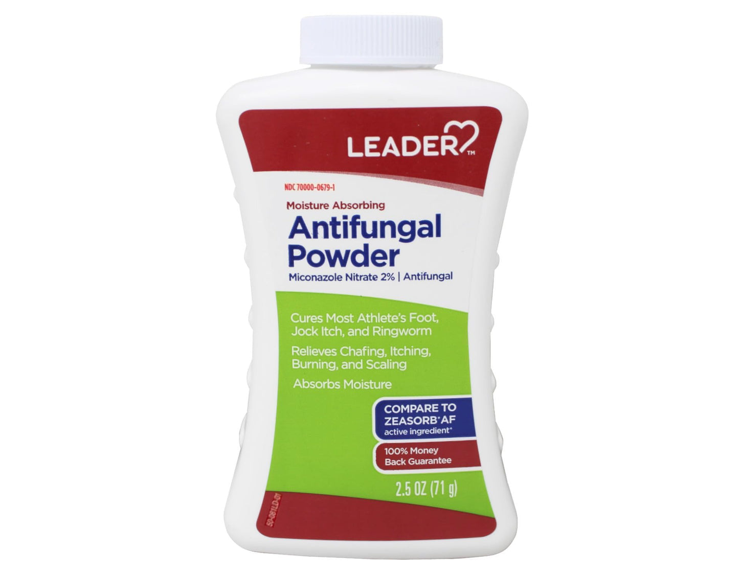 Leader Moisture-Absorbing Talc-Free Powder for Skin โ 2.5 oz