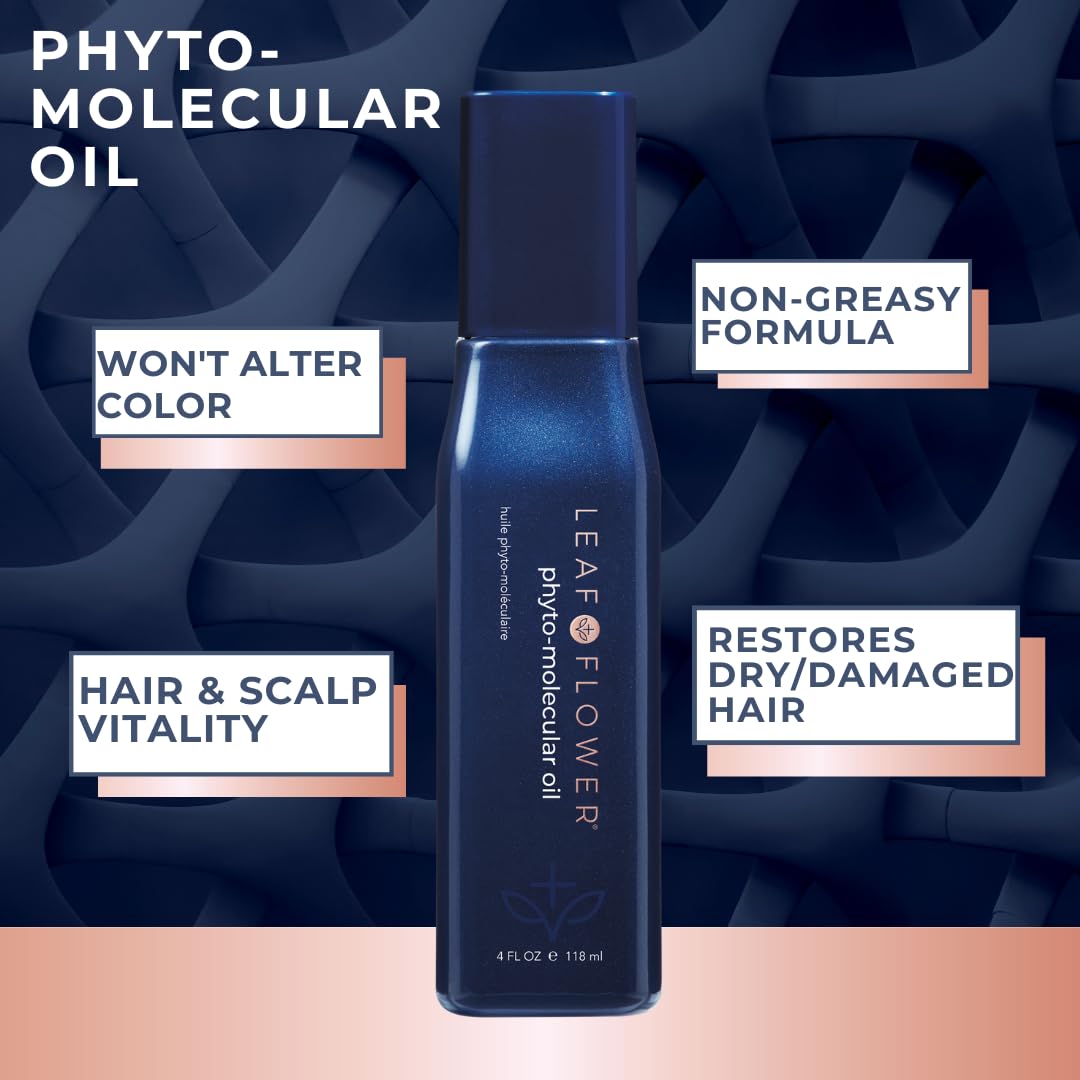 Leaf & Flower Phyto-Molecular Oil โ 4oz / 120ml | Hair & Scalp Vitality