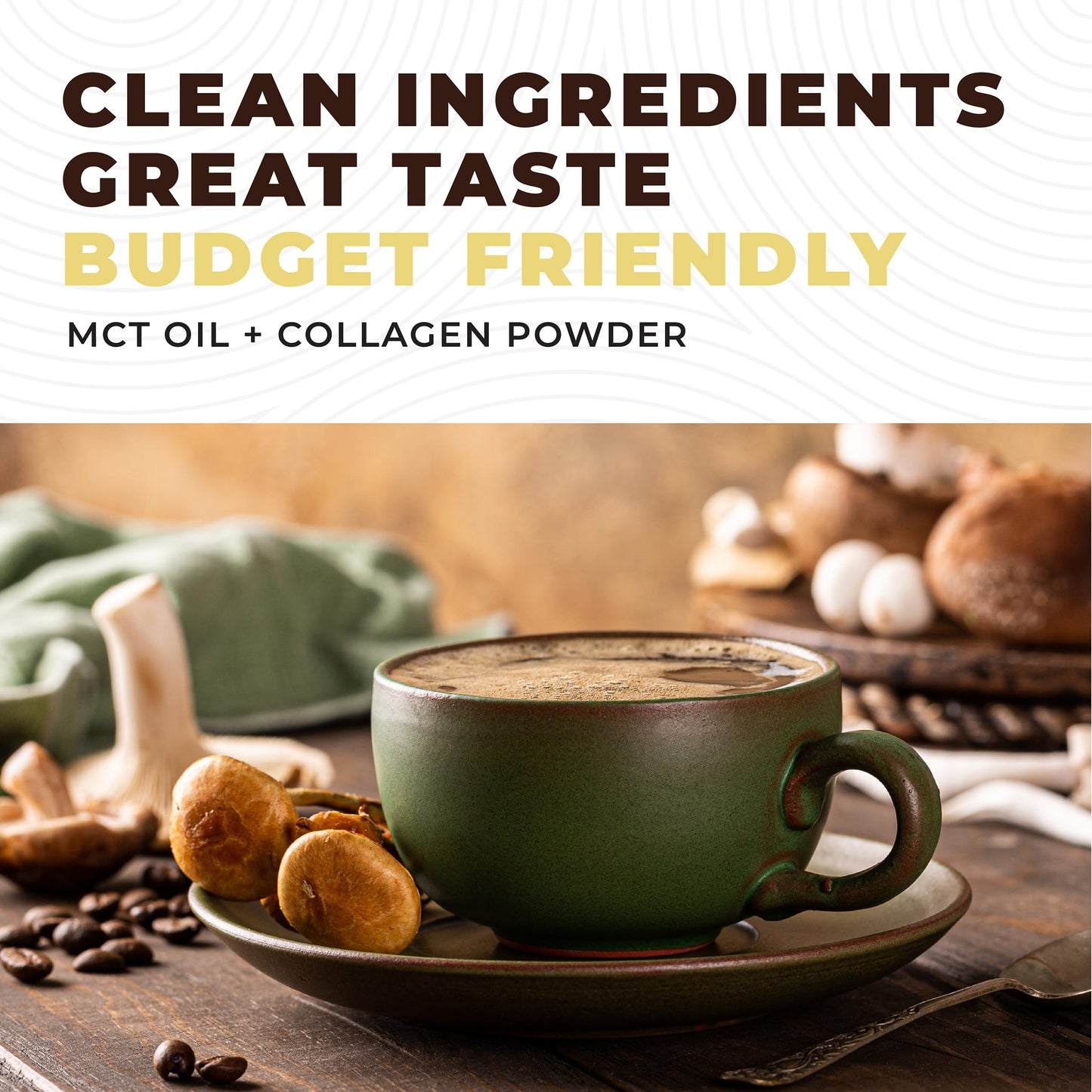 Left Coast Performance MCT Oil Powder with Acacia Fiber & Collagen β Vanilla, 16 oz