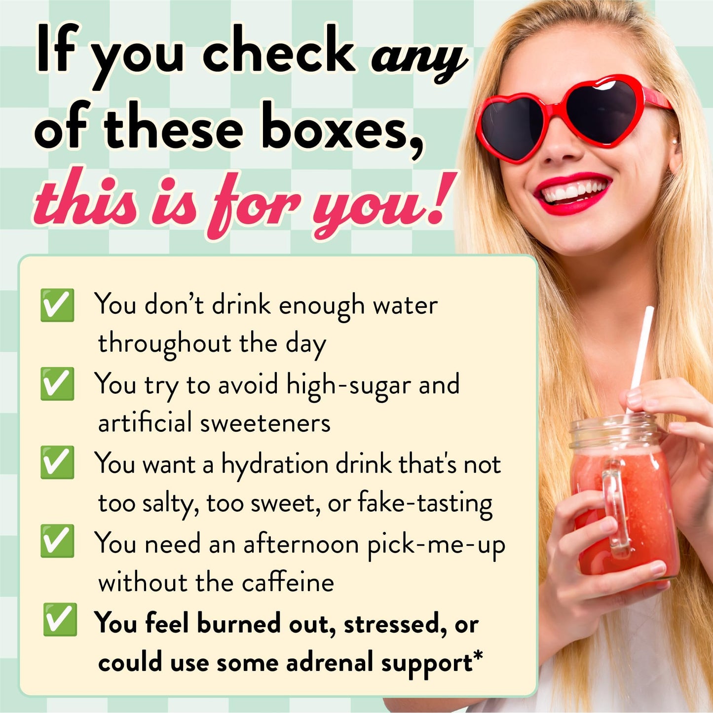 Legendairy Milk She’s Thirsty Watermelon Hydration Packets | Cortisol & Adrenal Support | No Sugar Added 18 ct