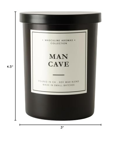 Leoben Company | Masculine Aromas Soy Wax Candles โ Small Batch, 40 Hours, Vegan
