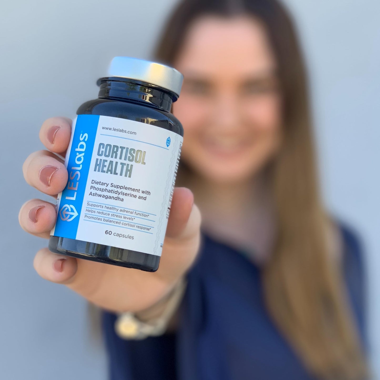 LES Labs Cortisol Health โ Stress Relief, Balanced Cortisol Response & Deep Sleep โ 60 Capsules (Non-GMO)