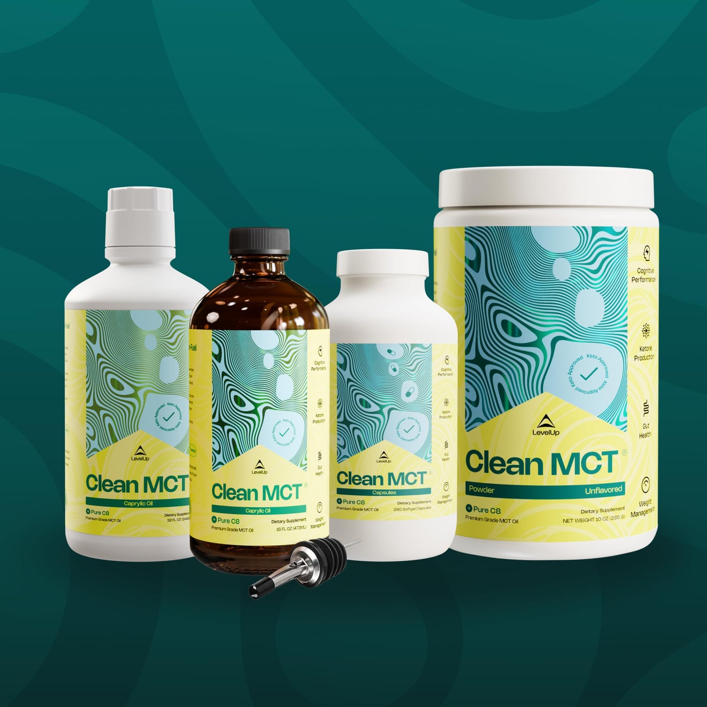 LevelUp C8 MCT Oil β Pure C8 from Coconut for Clean Energy & Focus