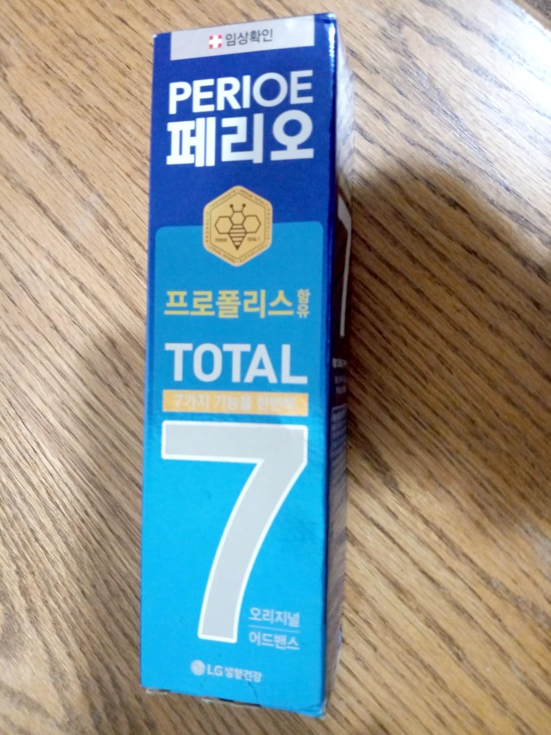 LG Total 7 Perioe Original Advance Toothpaste 4.23oz (120g) โ 3-Pack (Korea)