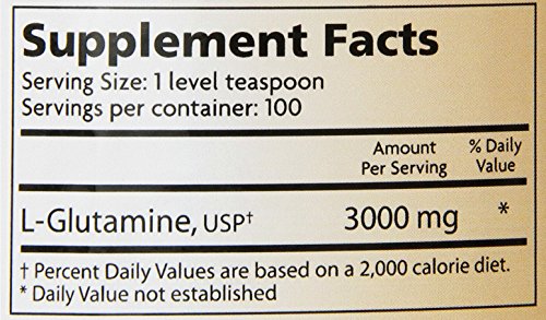 Lidtke Technologies L-Glutamine Powder 300 Gram | Amino Acid Dietary Supplement