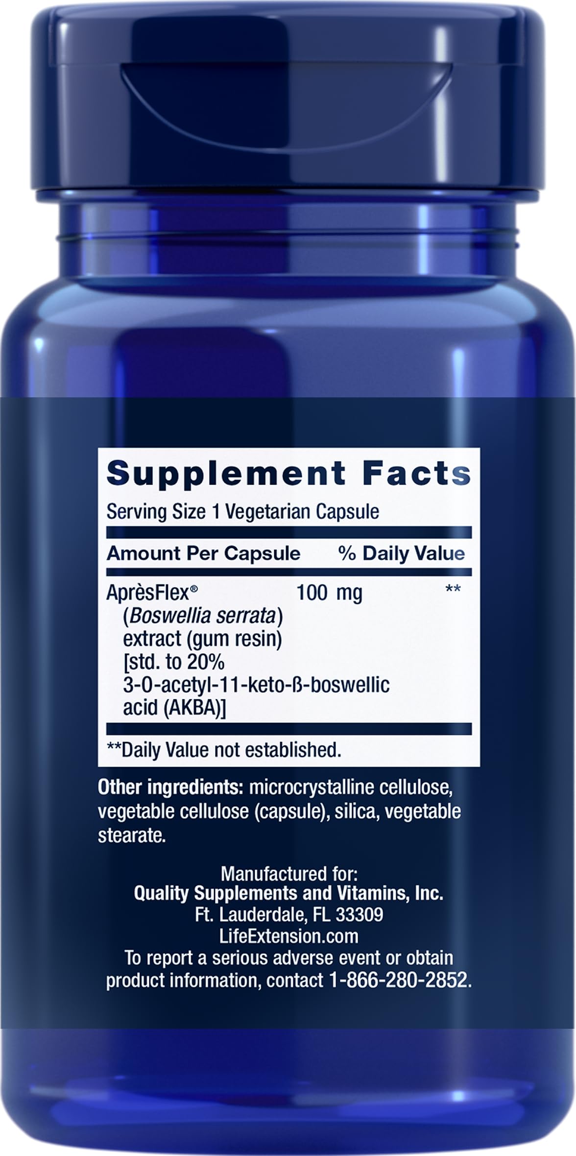 Life Extension 5-LOX Inhibitor with ApresFlex 100 mg โ 60 Veg Caps (Pack of 2)