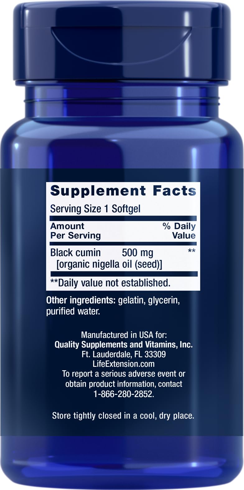 Life Extension Black Cumin Seed Oil 60 Softgels (Pack of 2) โ Immune Support