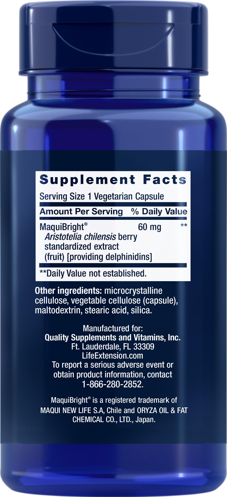 Life Extension Tear Support with MaquiBright 60 mg โ 30 Vegetarian Capsules (Pack of 2)
