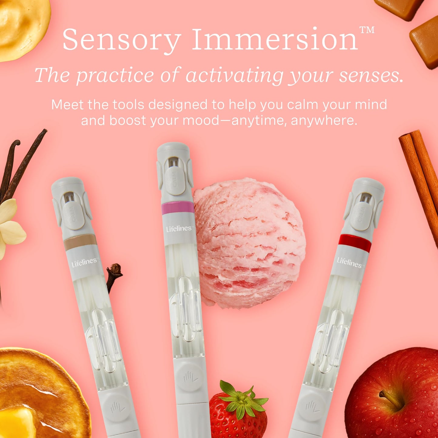Lifelines Pen Diffuser Set โ Diner Classics 3-Pack with Scented Ink & Aromatherapy Diffusion