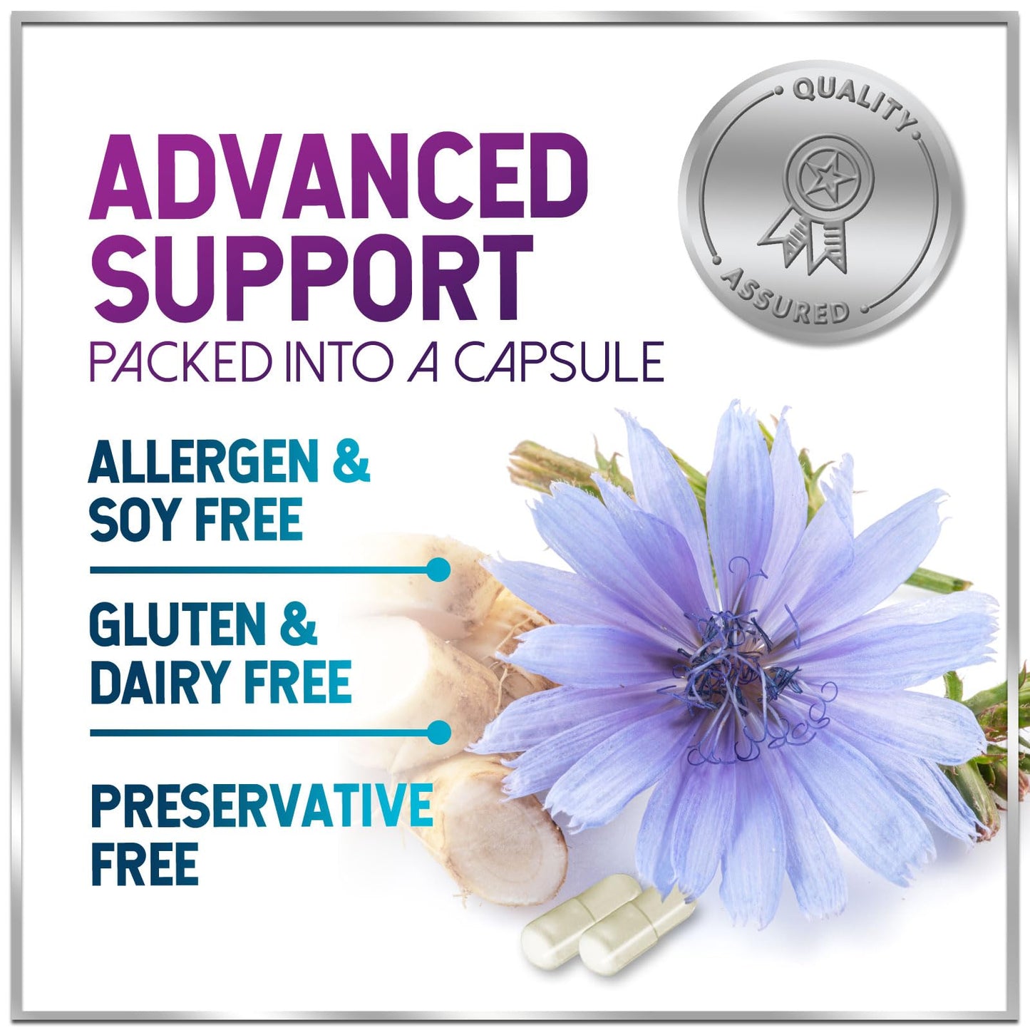 Akkermansia Probiotic 2B AFU โ GLP-1 Support + Inulin Fiber | 120 Capsules | USA
